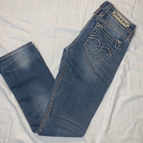 Rock Revival Women's Alanis Light Wash Boot Size 27 - Picture 7 of 9